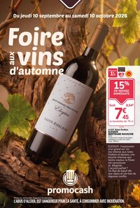 Catalogue PROMOCASH - Foire aux vins d'automne