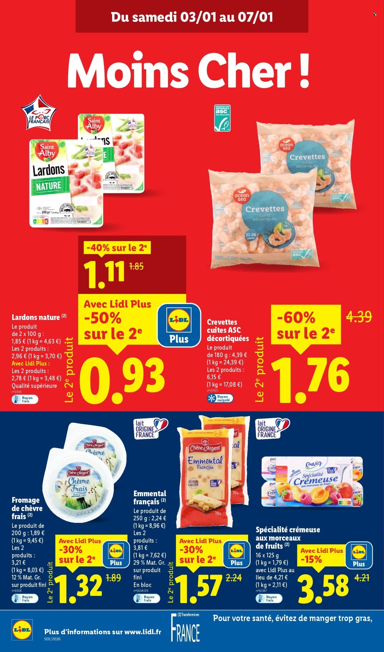 Catalogue LIDL - Les promos de la semaine (2026-01-03 - 2026-01-07)