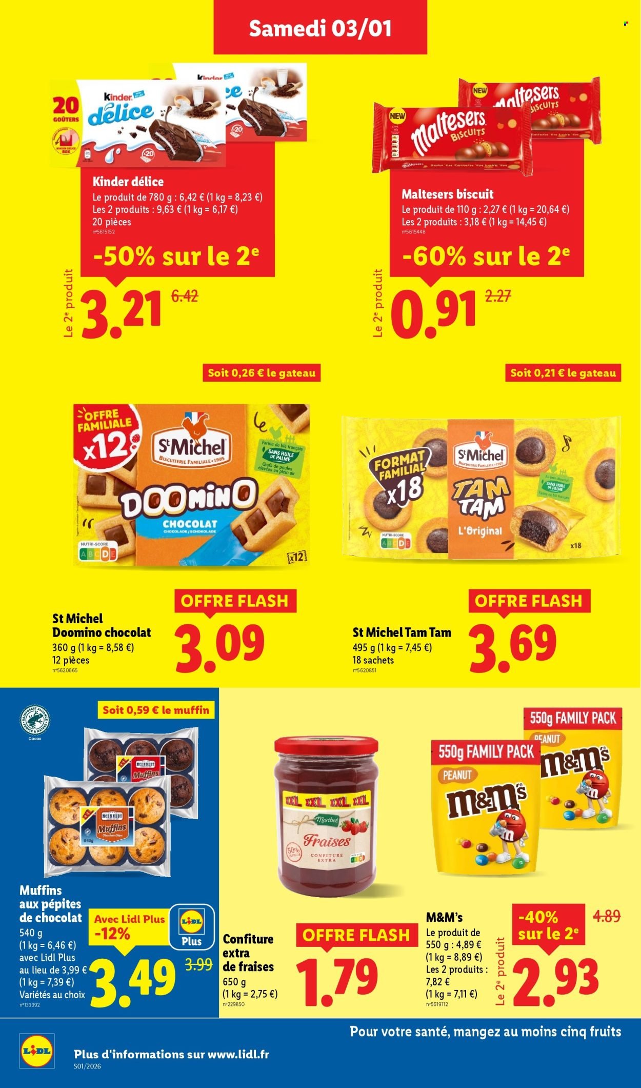 Catalogue LIDL - Les promos de la semaine (2026-01-03 - 2026-01-07)