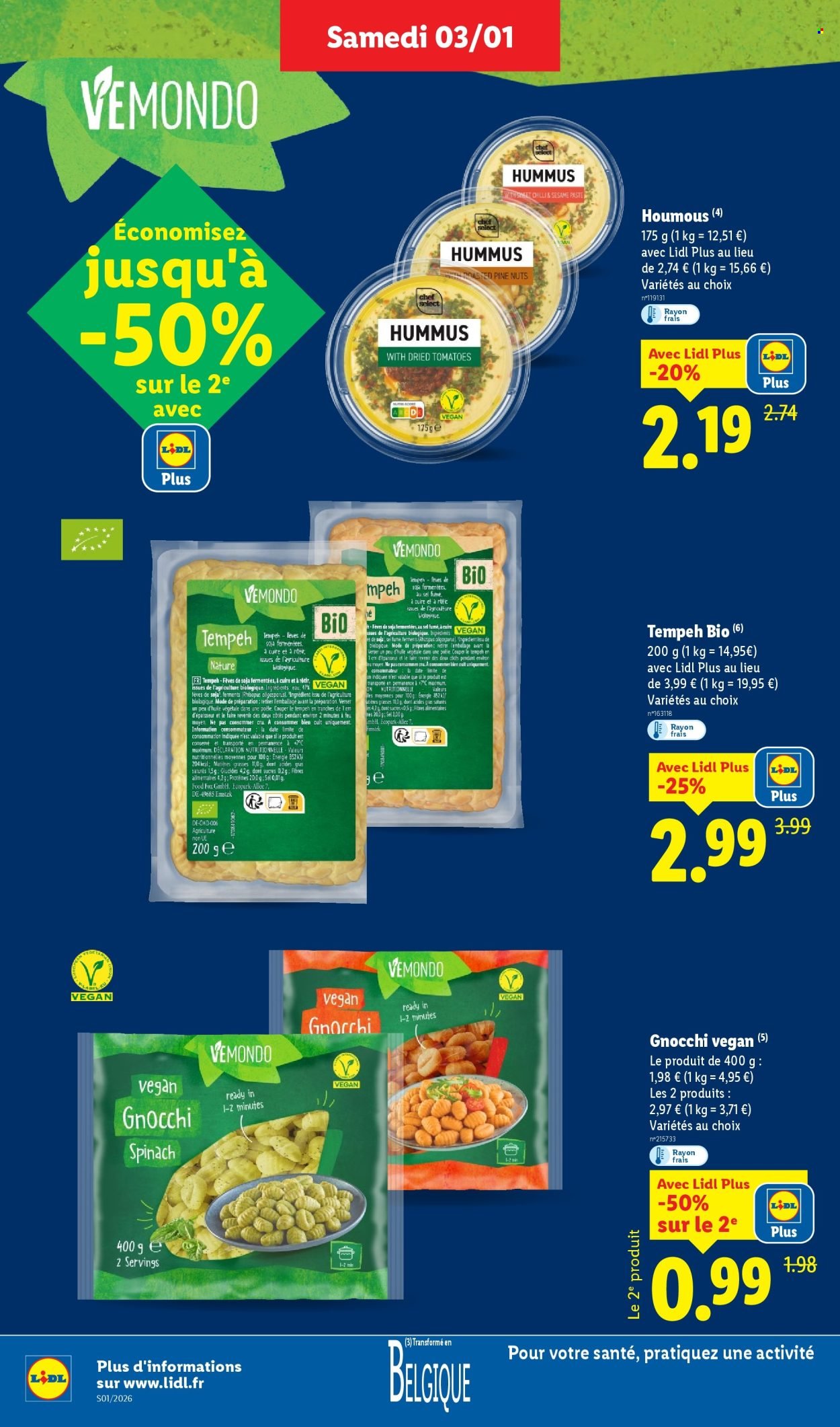 Catalogue LIDL - Les promos de la semaine (2026-01-03 - 2026-01-07)