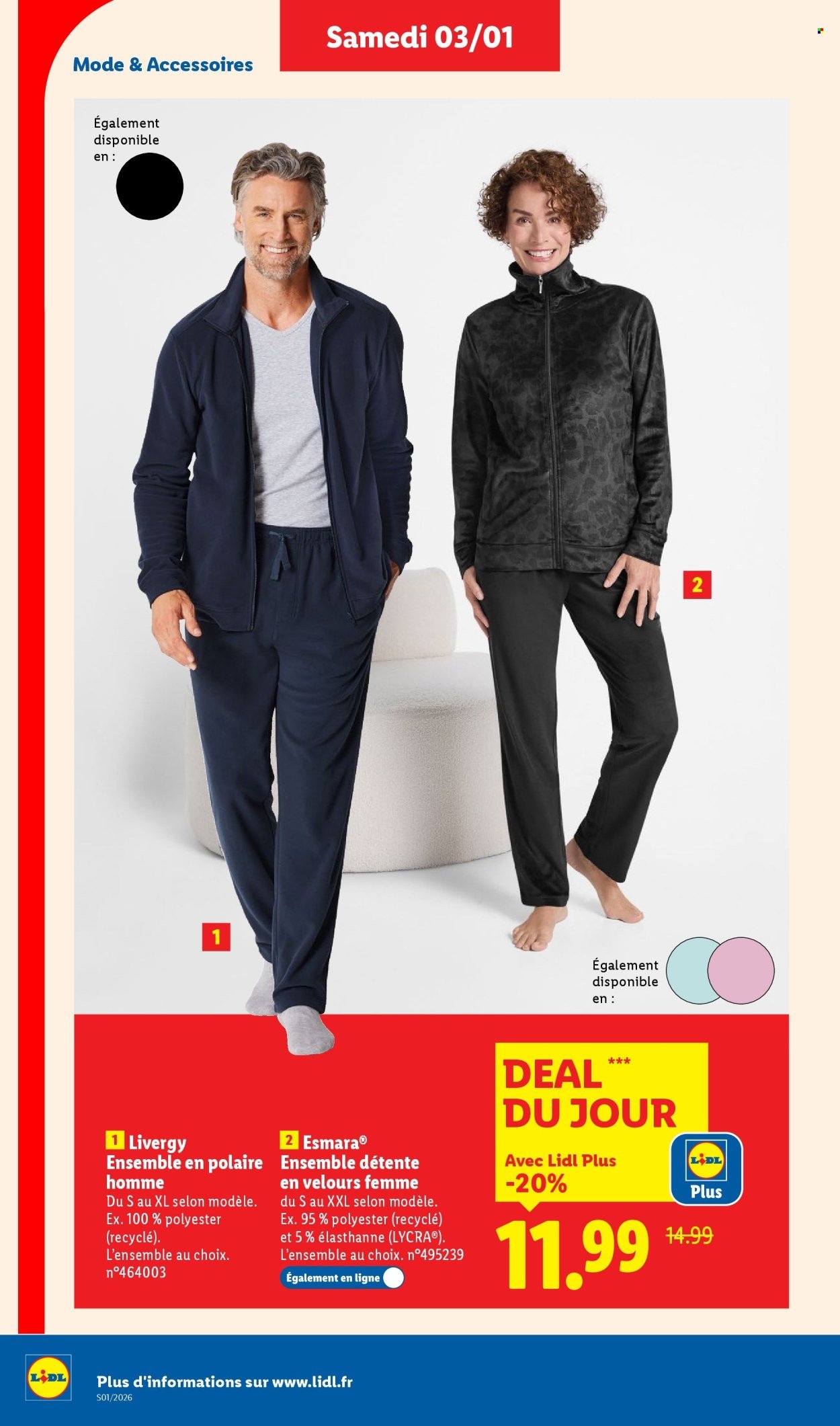 Catalogue LIDL - Les promos de la semaine (2026-01-03 - 2026-01-07)