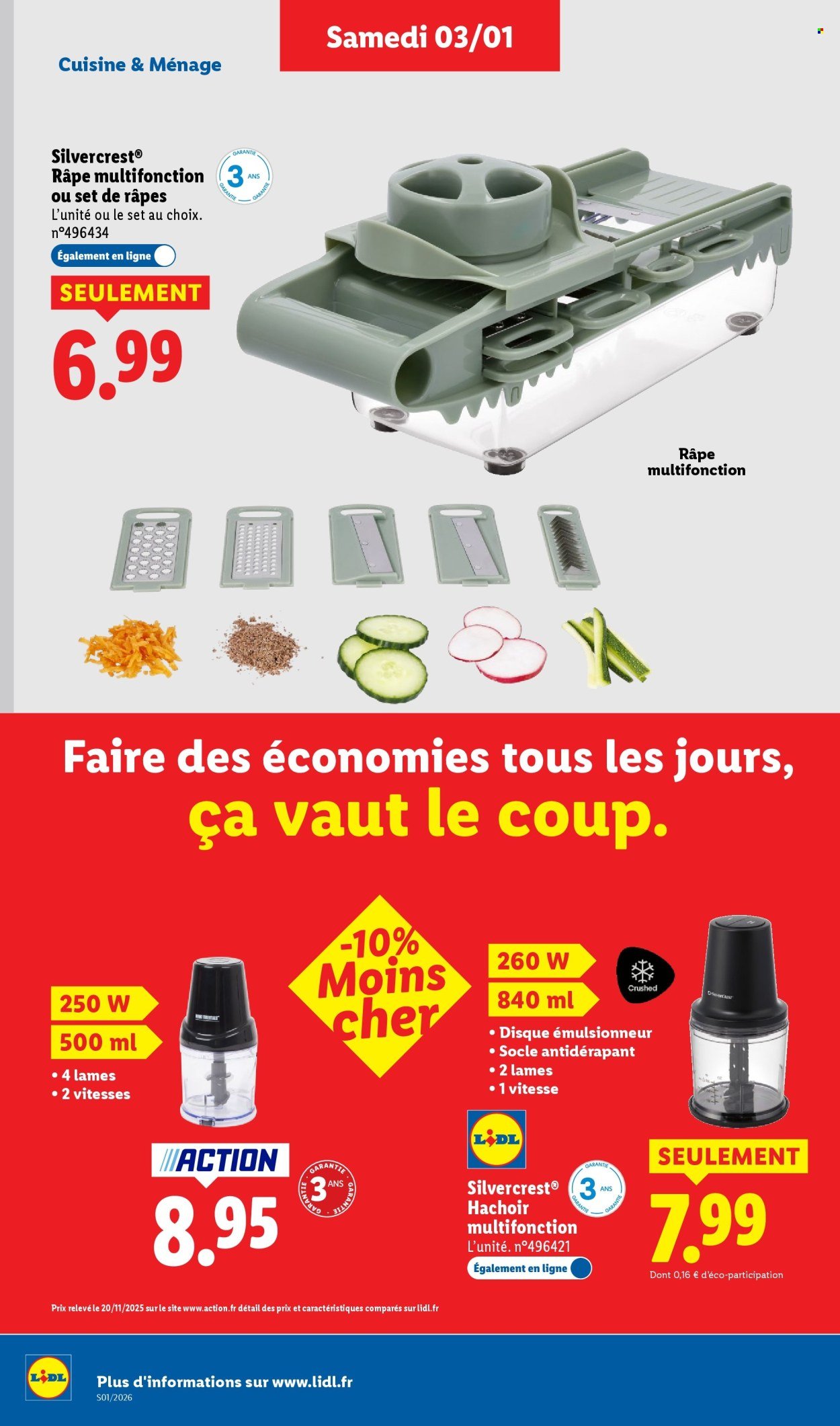 Catalogue LIDL - Les promos de la semaine (2026-01-03 - 2026-01-07)