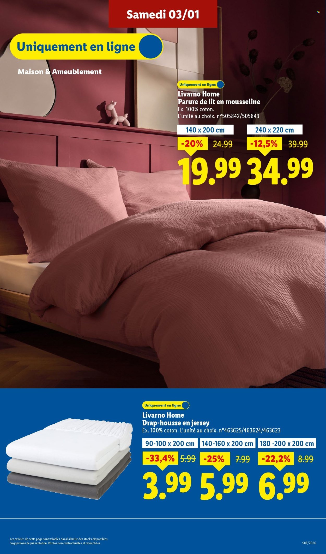 Catalogue LIDL - Les promos de la semaine (2026-01-03 - 2026-01-07)