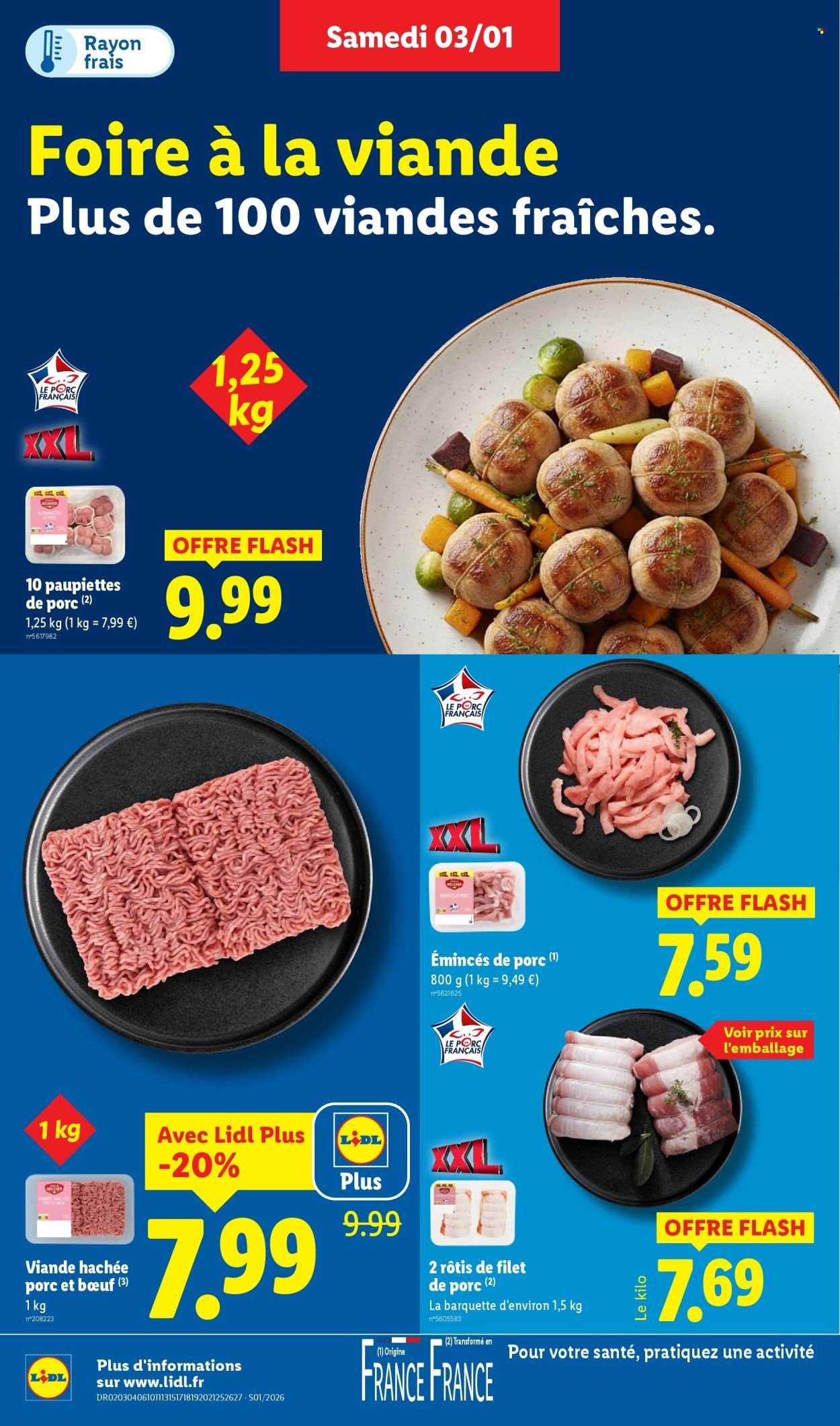 Catalogue LIDL - Les promos de la semaine (2026-01-03 - 2026-01-07)
