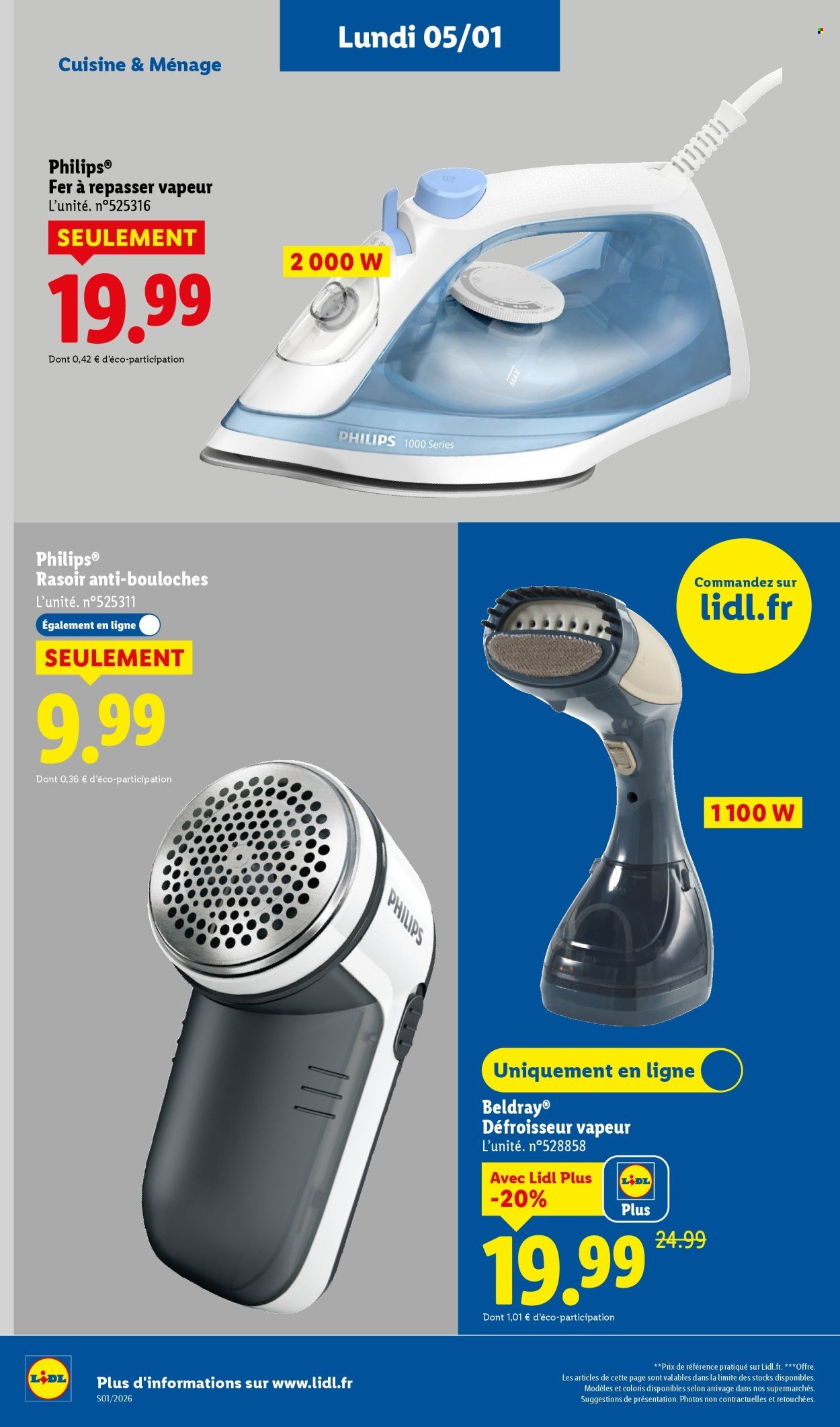 Catalogue LIDL - Les promos de la semaine (2026-01-03 - 2026-01-07)