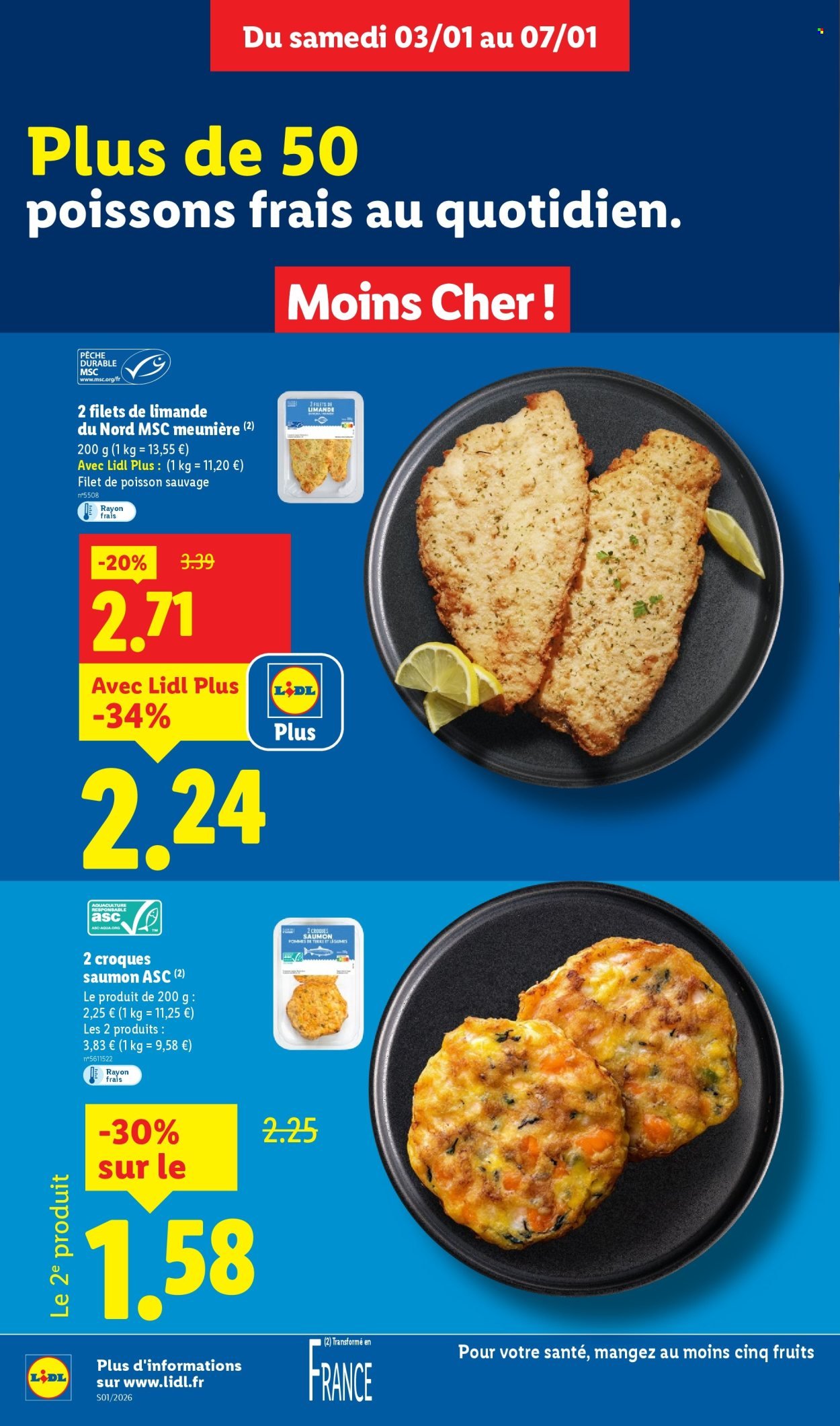 Catalogue LIDL - Les promos de la semaine (2026-01-03 - 2026-01-07)