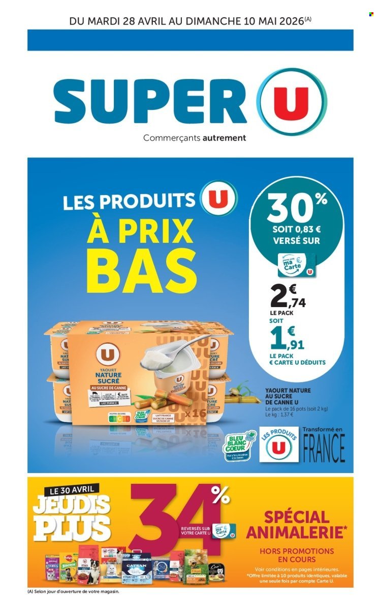 Catalogue SUPER U - Les prix bas de la semaine (2026-04-28 - 2026-05-10)