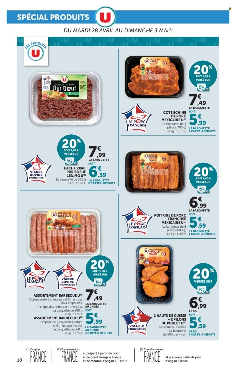 Catalogue SUPER U - Les prix bas de la semaine (2026-04-28 - 2026-05-10)