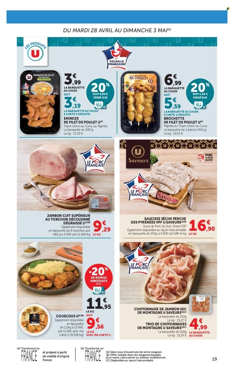 Catalogue SUPER U - Les prix bas de la semaine (2026-04-28 - 2026-05-10)