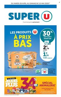 Catalogue SUPER U - Les prix bas de la semaine (2026-04-28 - 2026-05-10)