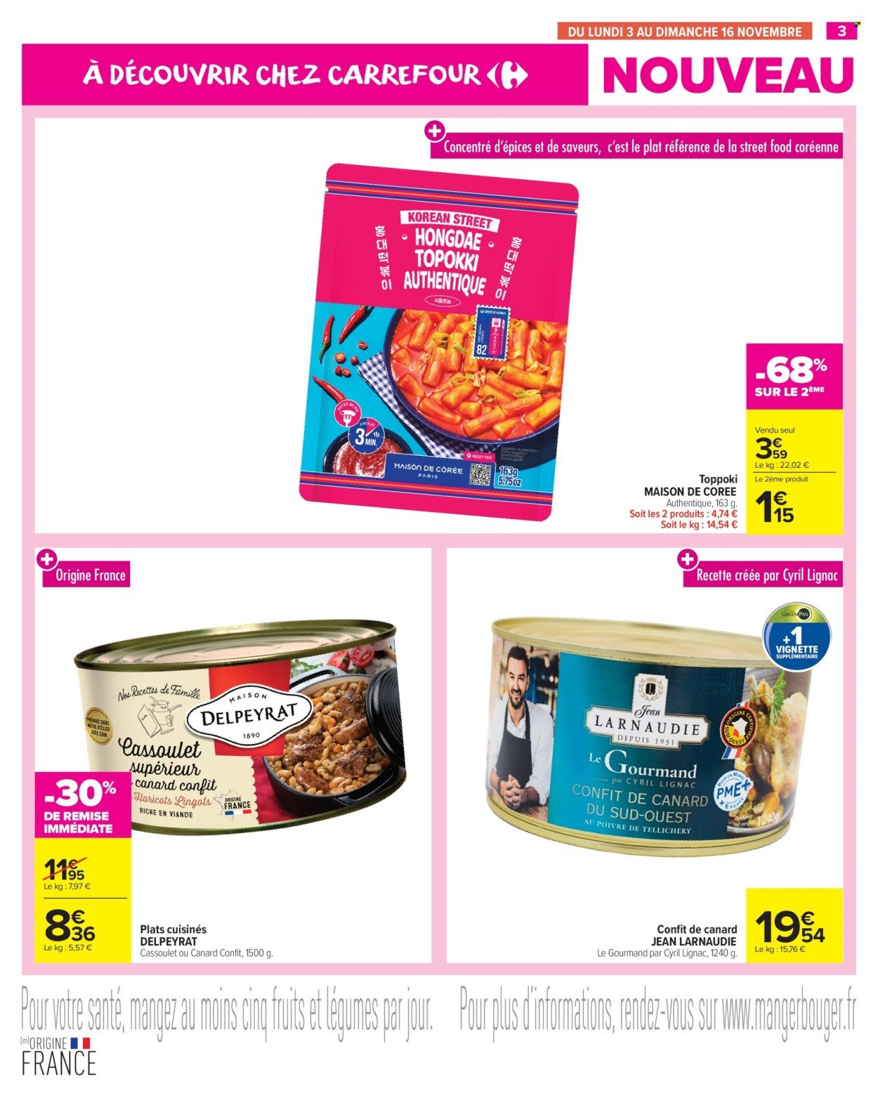 Catalogue CARREFOUR MARKET - LES NOUVEAUTÉS DE NOVEMBRE