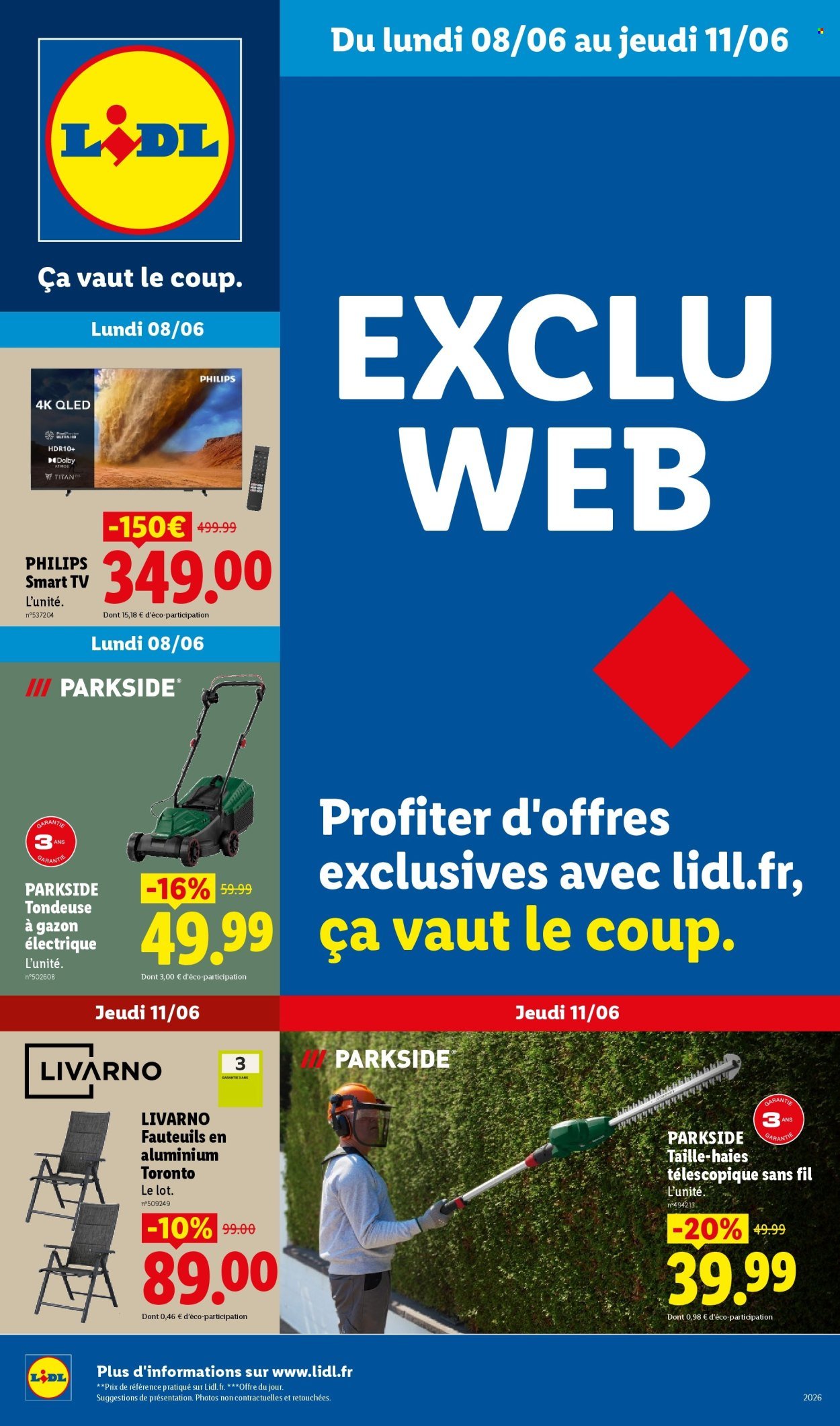 Catalogue LIDL - Les Exclus Web de la semaine