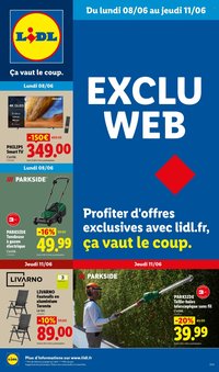 Catalogue LIDL - Les Exclus Web de la semaine