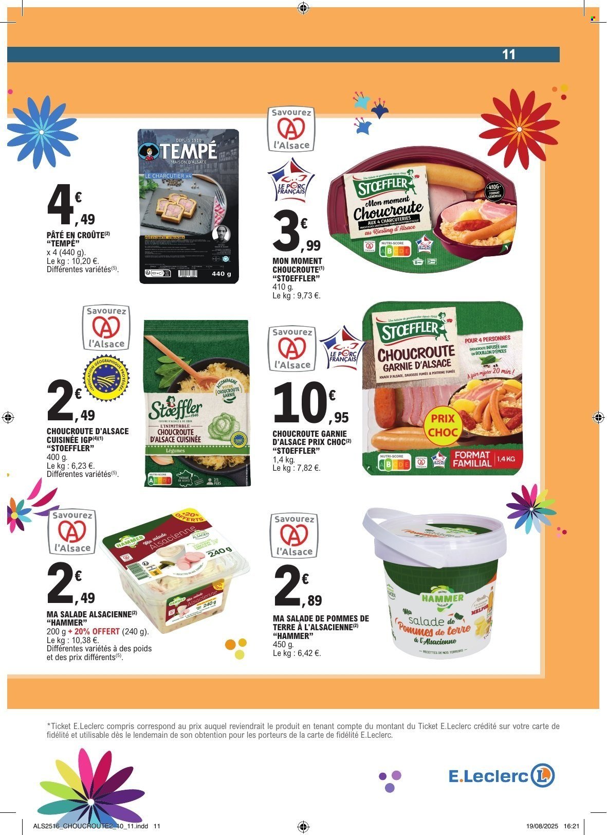 Catalogue E.LECLERC - ALSACE CHOUCROUTE (2025-09-23 - 2025-09-27)