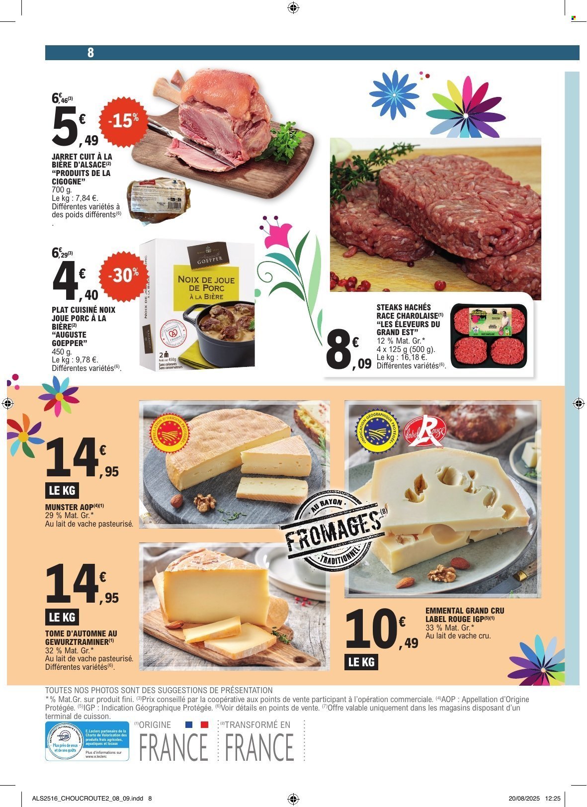 Catalogue E.LECLERC - ALSACE CHOUCROUTE (2025-09-23 - 2025-09-27)