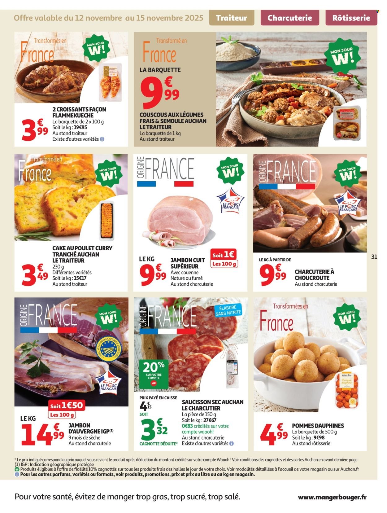 Catalogue AUCHAN - 25 JOURS AUCHAN, je fais le plein de bonnes affaires