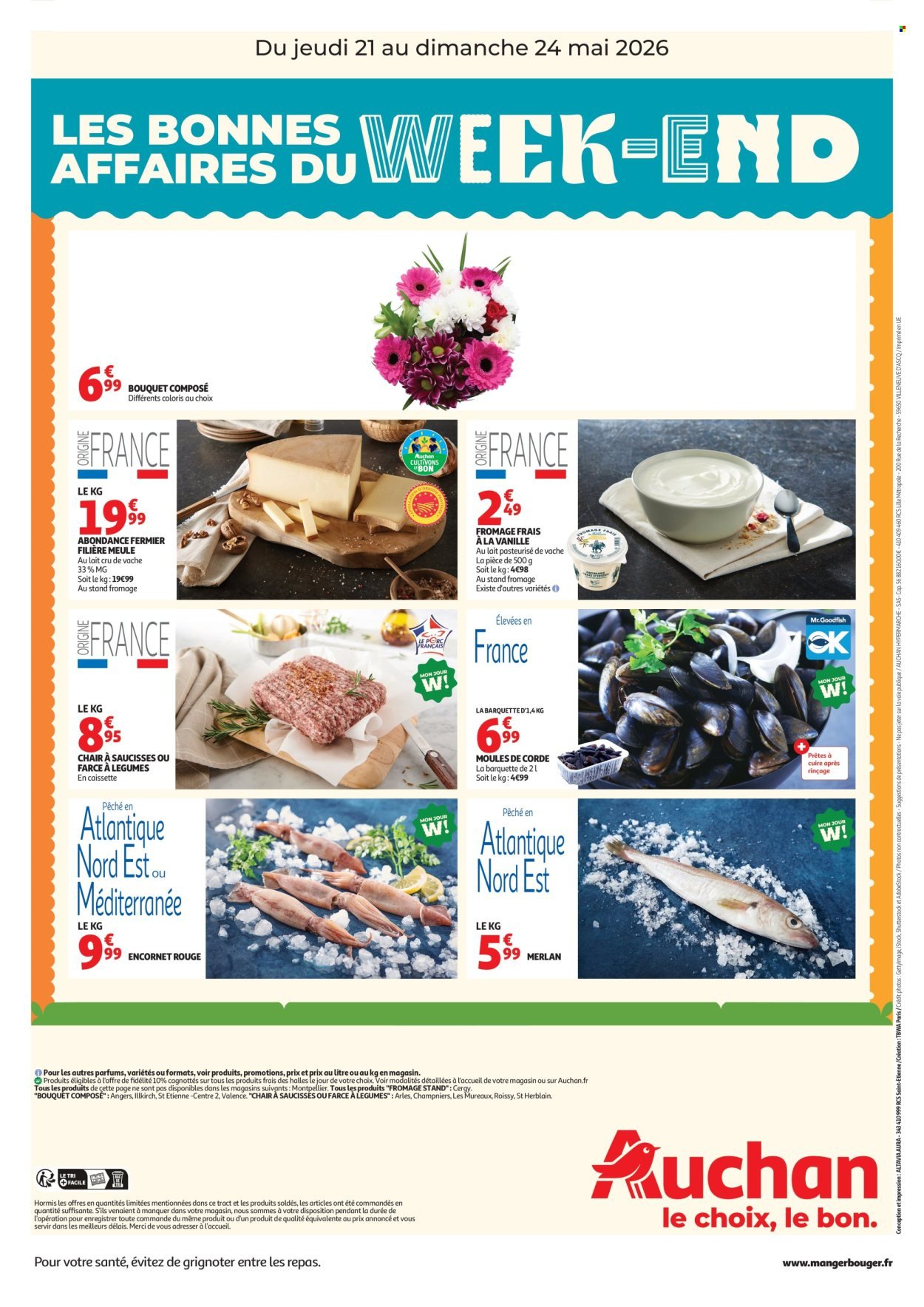 Catalogue AUCHAN - Les bons plans du week-end dans votre hyper ! (2026-05-21 - 2026-05-24)