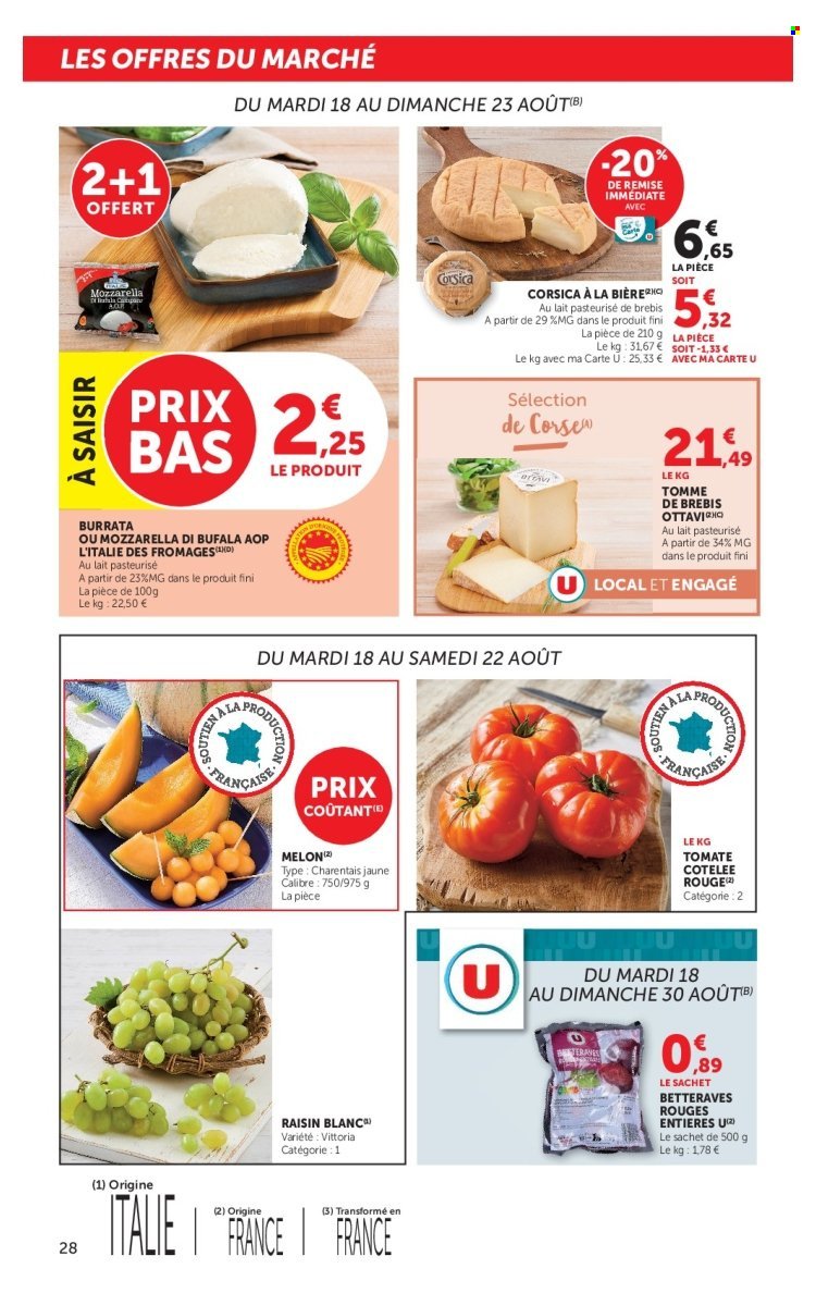 Catalogue SUPER U - Les prix bas de la semaine