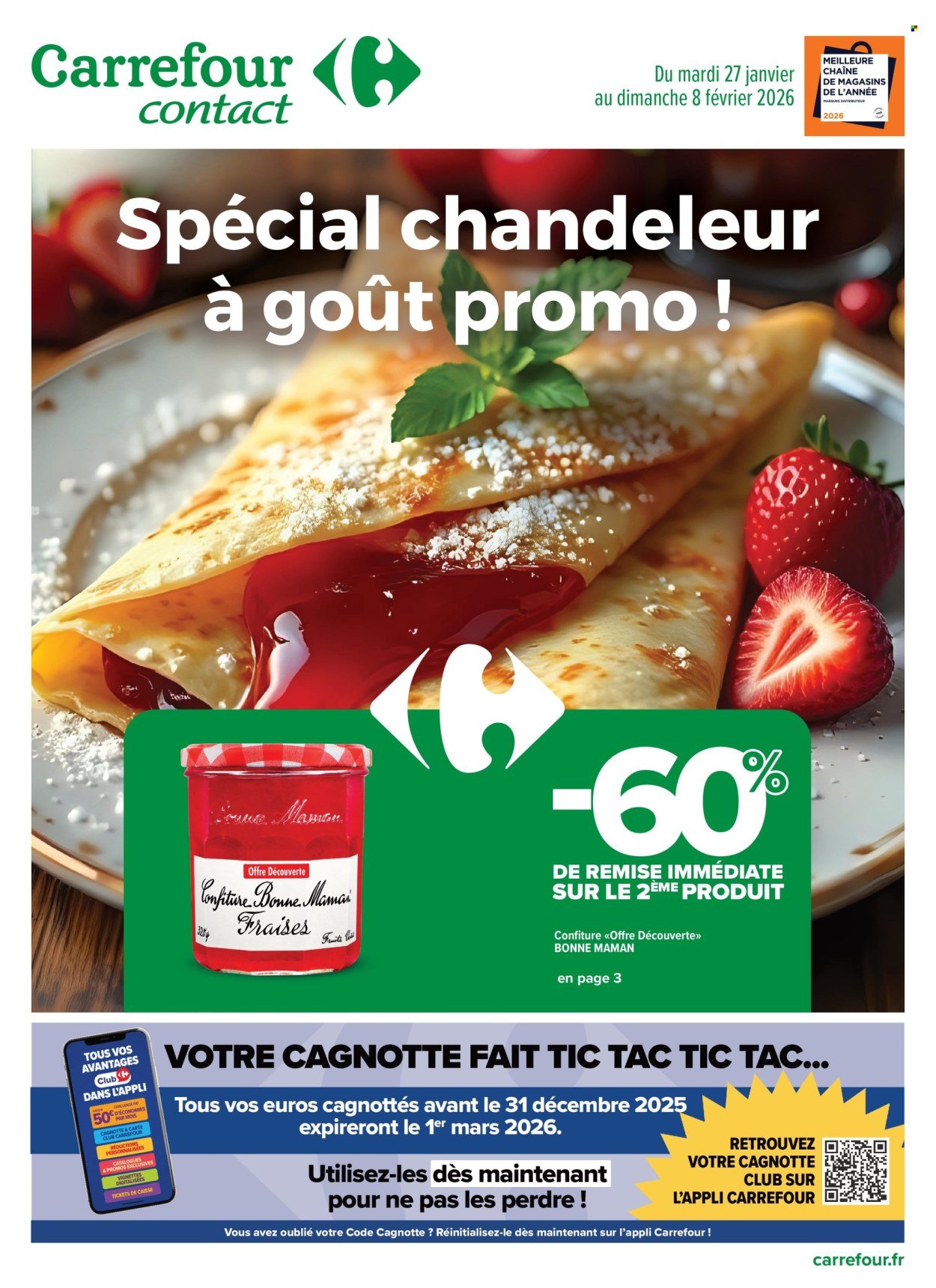 Catalogue CARREFOUR CONTACT - SPÉCIAL CHANDELEUR À GOÛT PROMO !
