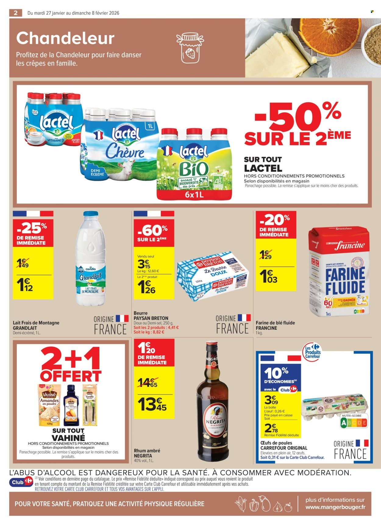 Catalogue CARREFOUR CONTACT - SPÉCIAL CHANDELEUR À GOÛT PROMO !