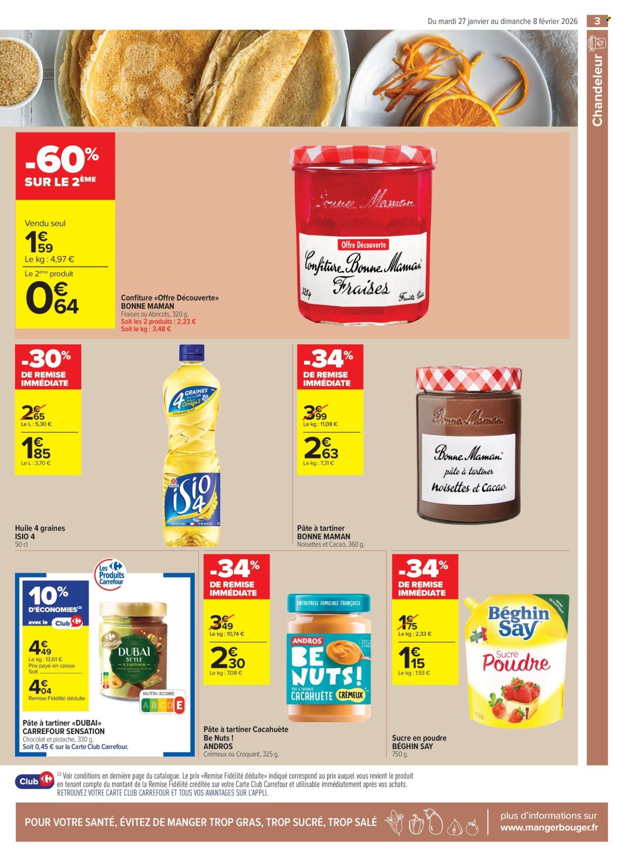 Catalogue CARREFOUR CONTACT - SPÉCIAL CHANDELEUR À GOÛT PROMO !