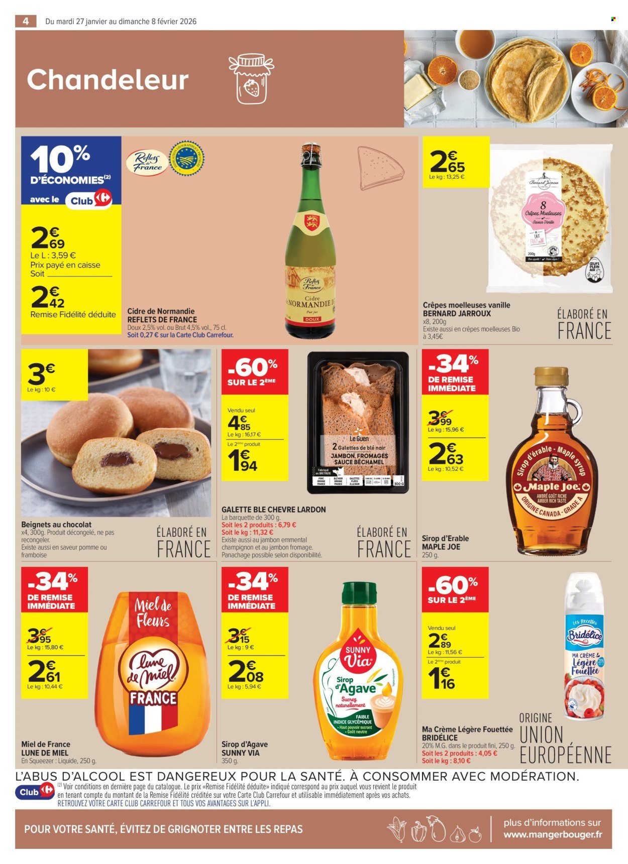 Catalogue CARREFOUR CONTACT - SPÉCIAL CHANDELEUR À GOÛT PROMO !