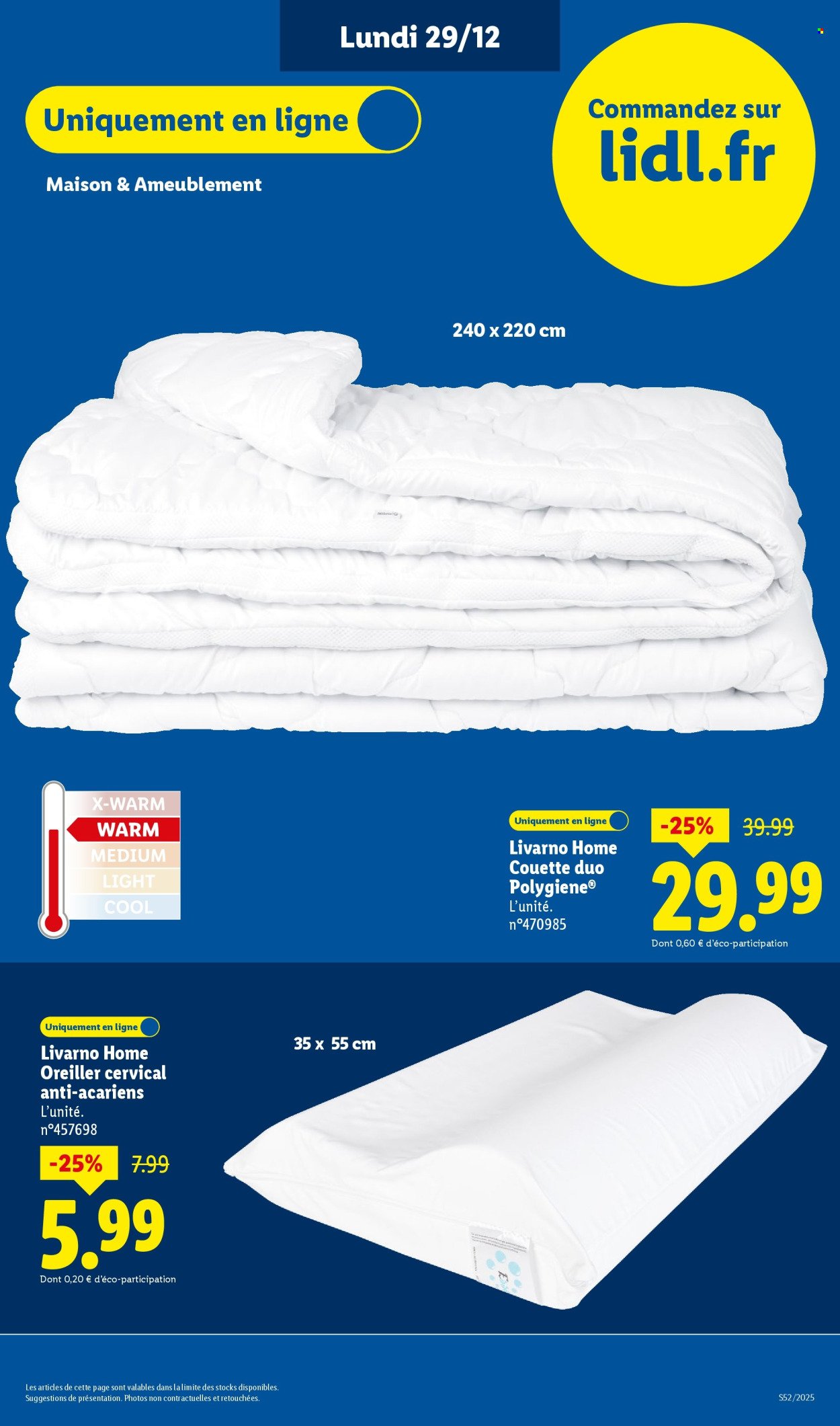 Catalogue LIDL - Les bonnes affaires Exclu Web (2025-12-29 - 2026-01-03)