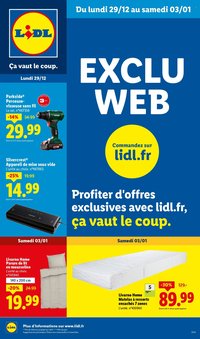 Catalogue LIDL - Les bonnes affaires Exclu Web