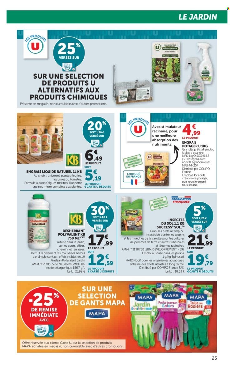 Catalogue SUPER U - Le plein air à prix bas (2026-03-24 - 2026-04-19)