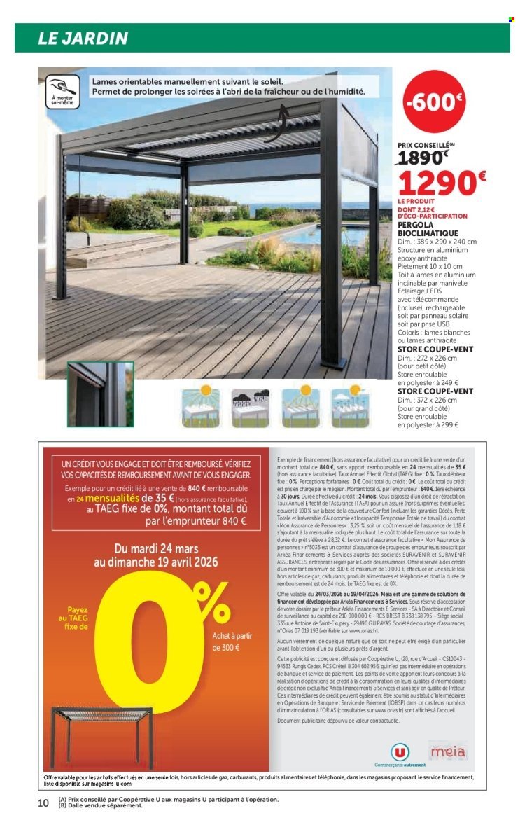 Catalogue SUPER U - Le plein air à prix bas (2026-03-24 - 2026-04-19)