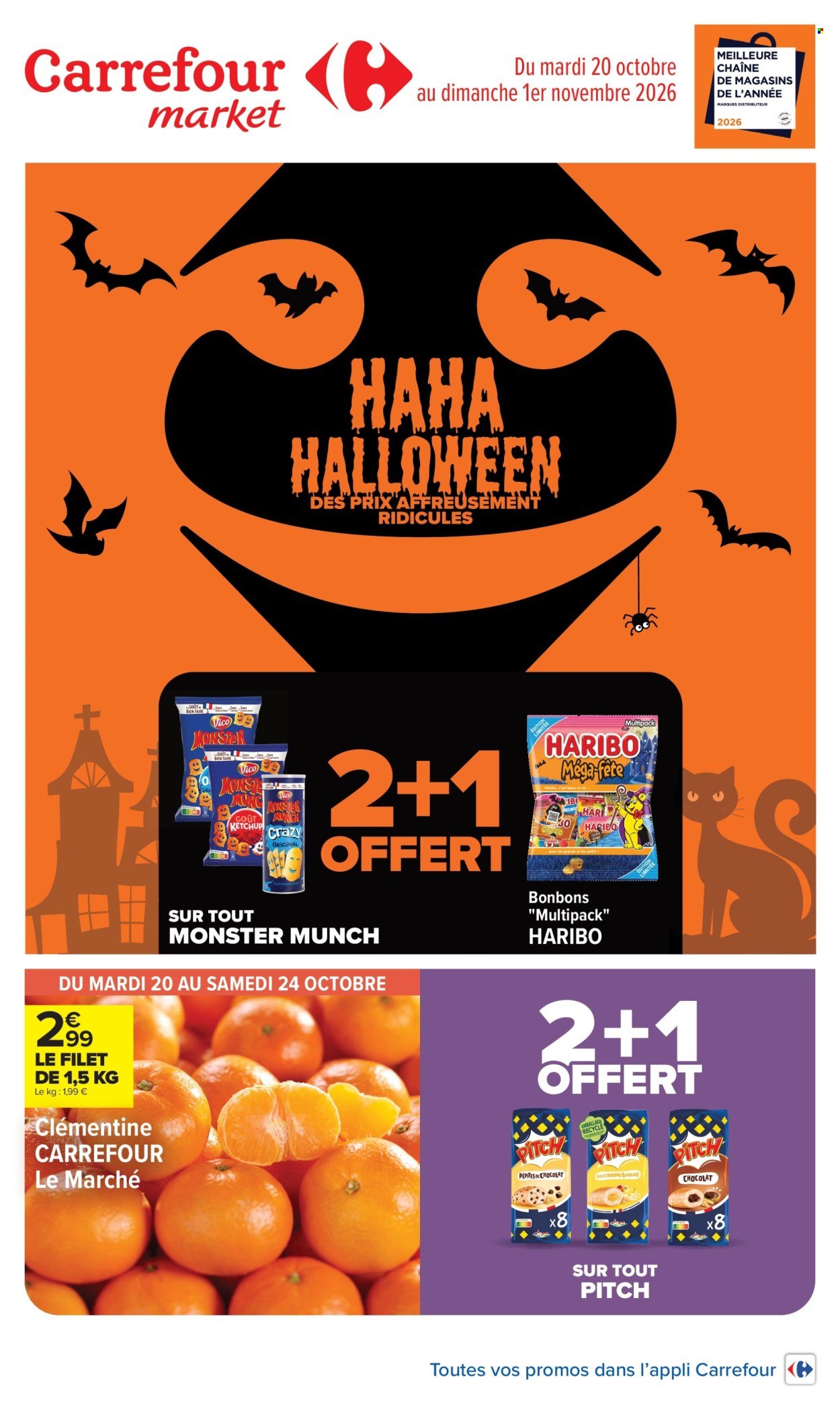 Catalogue CARREFOUR MARKET - HAHA HALLOWEEN, DES PRIX AFFREUSEMENT RIDICULES
