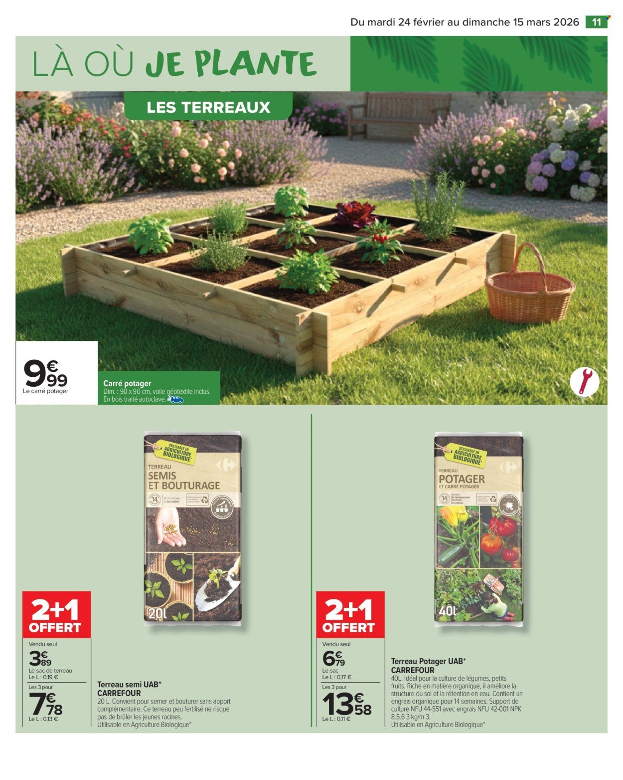 Catalogue CARREFOUR MARKET - JARDIN (2026-02-24 - 2026-03-15)