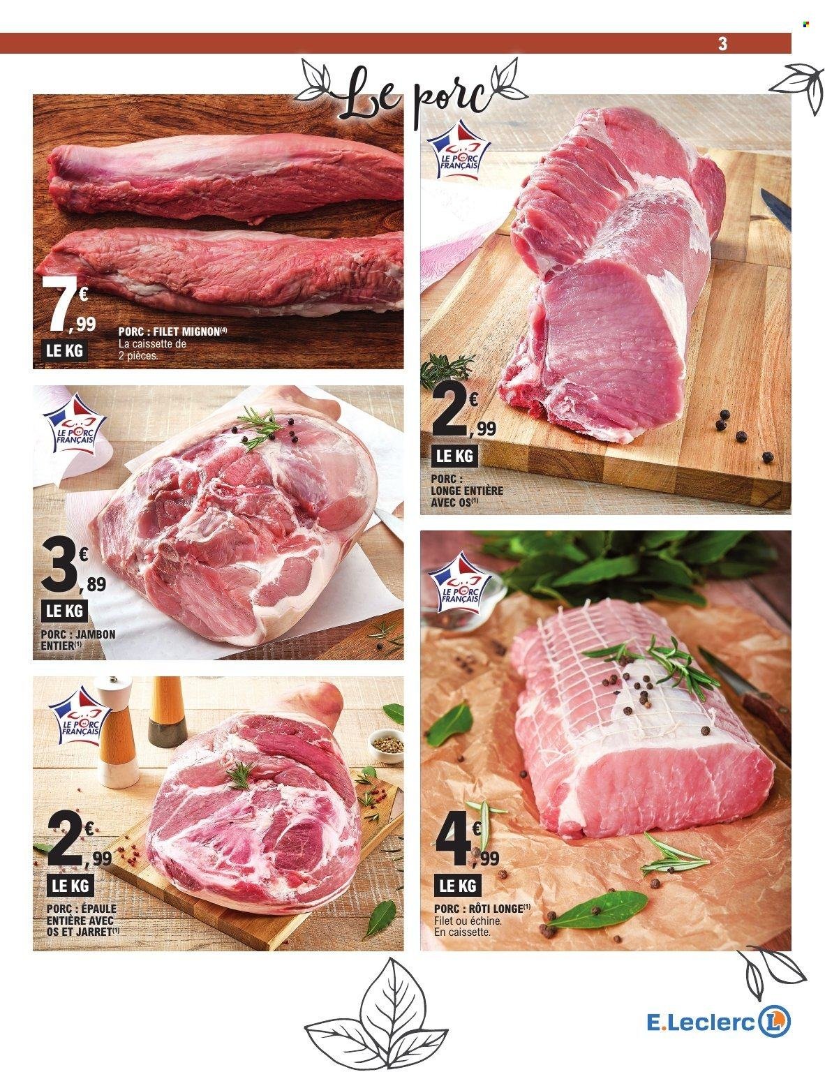 Catalogue E.LECLERC - FOIRE A LA VIANDE & VOLAILLE