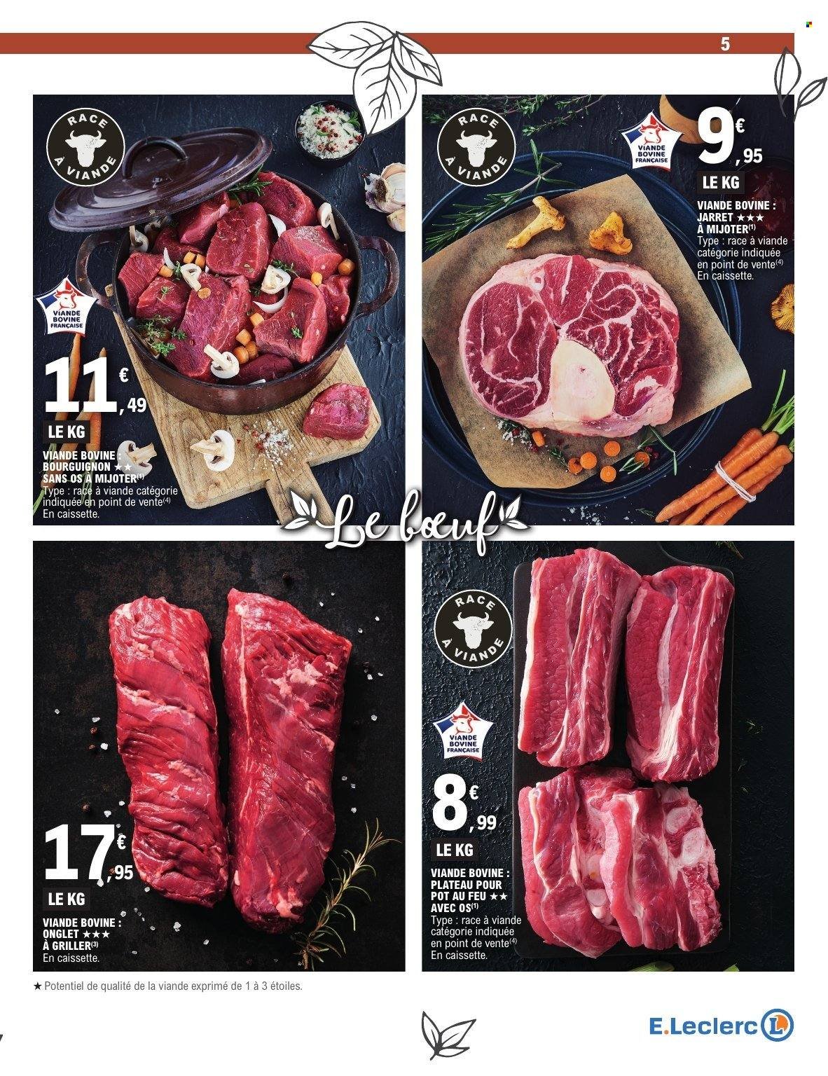 Catalogue E.LECLERC - FOIRE A LA VIANDE & VOLAILLE