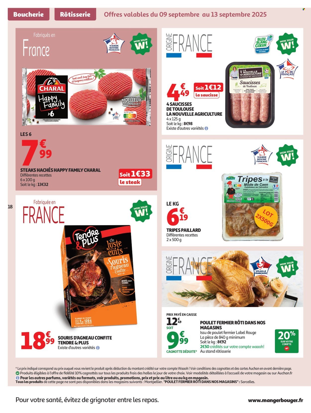 Catalogue AUCHAN - Petits prix écrémés (2025-09-09 - 2025-09-21)