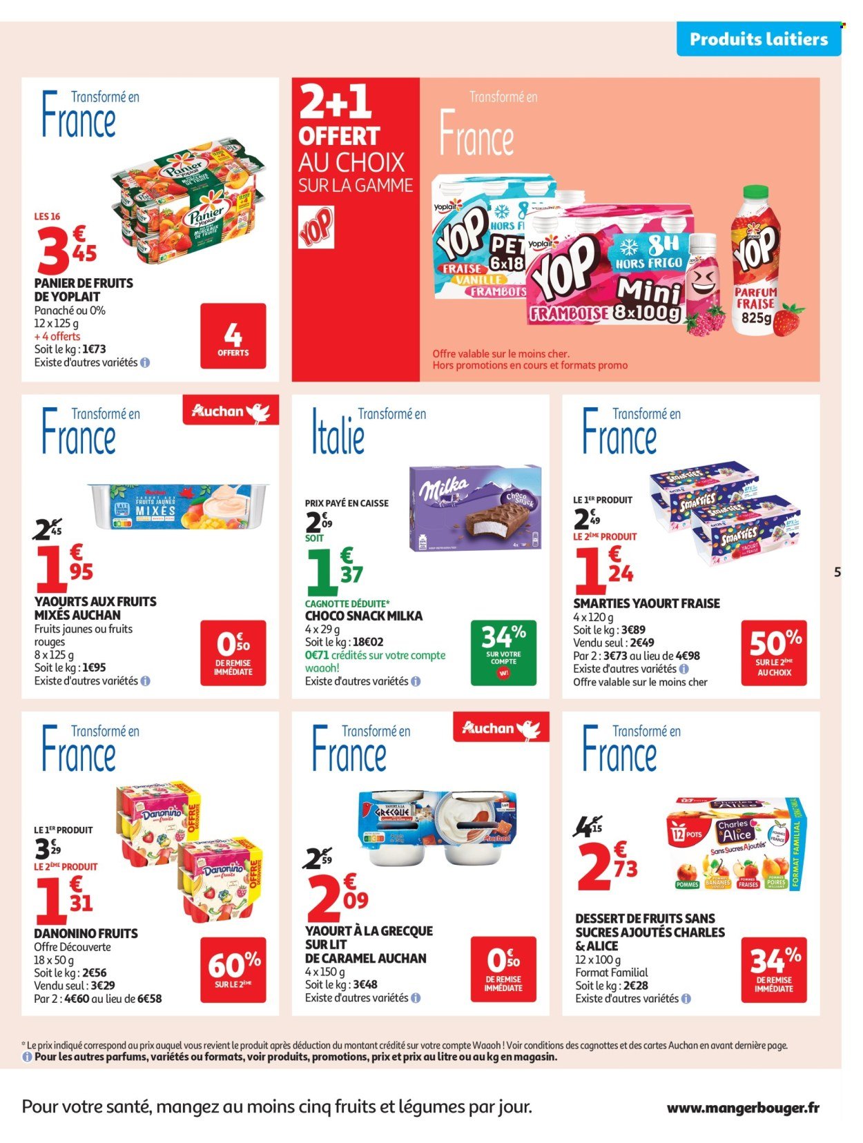 Catalogue AUCHAN - Petits prix écrémés (2025-09-09 - 2025-09-21)