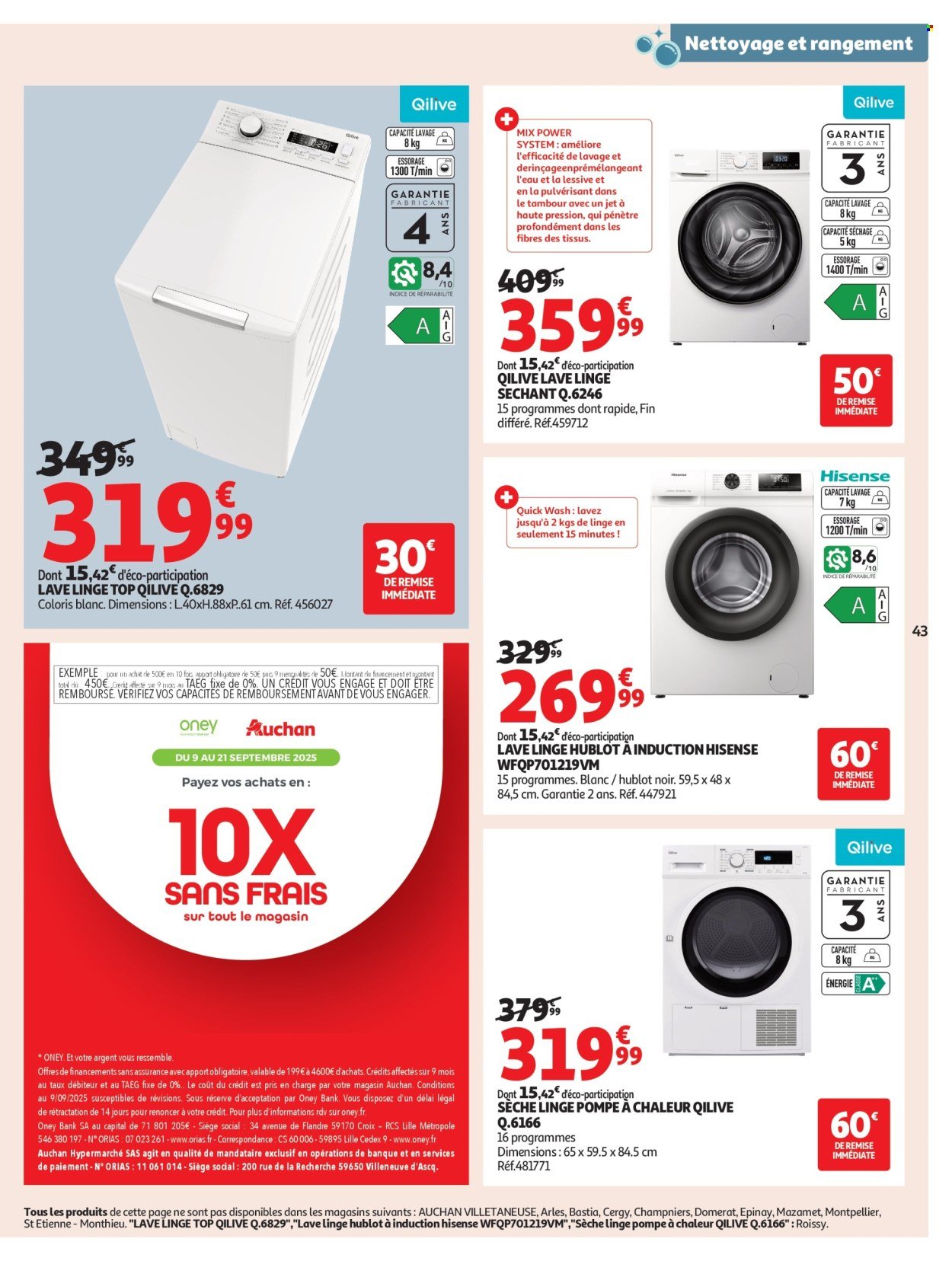 Catalogue AUCHAN - Petits prix écrémés (2025-09-09 - 2025-09-21)