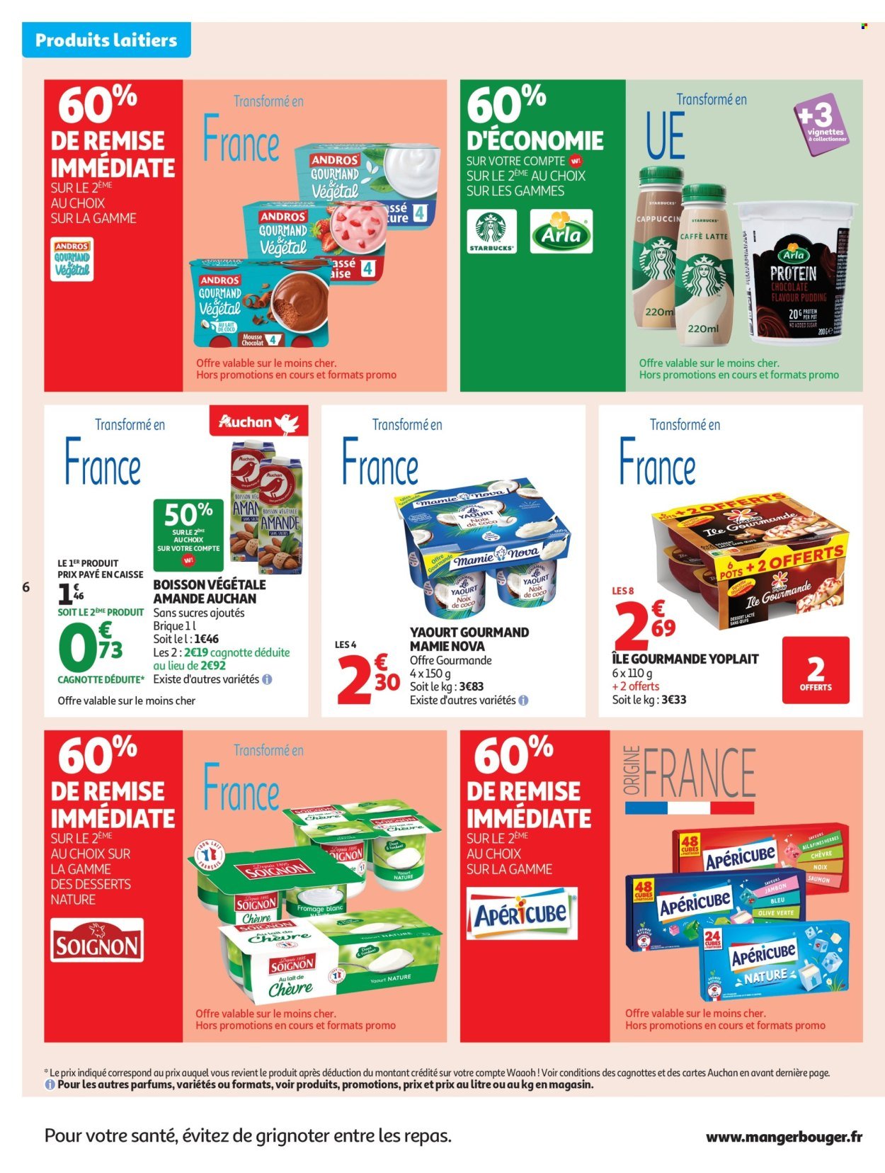 Catalogue AUCHAN - Petits prix écrémés (2025-09-09 - 2025-09-21)