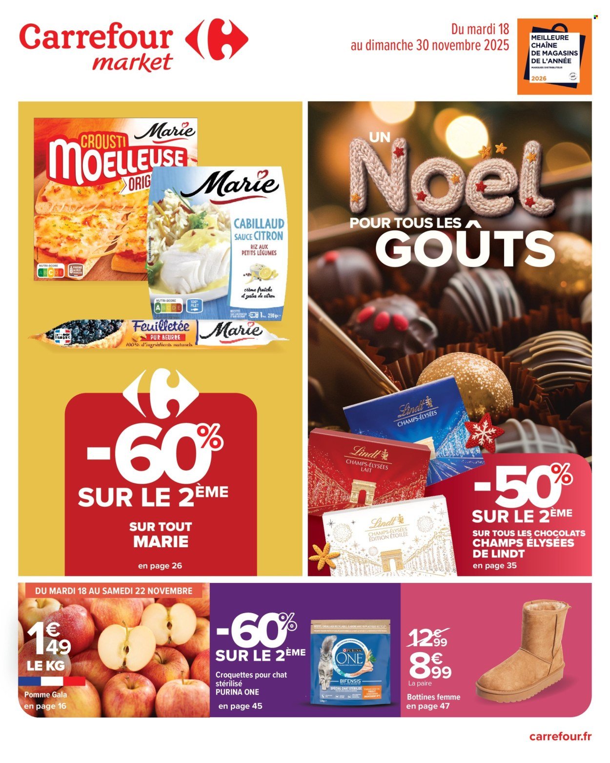 Catalogue CARREFOUR MARKET - UN NOËL POUR TOUS LES GOÛTS -50% SUR LE 2ÈME
