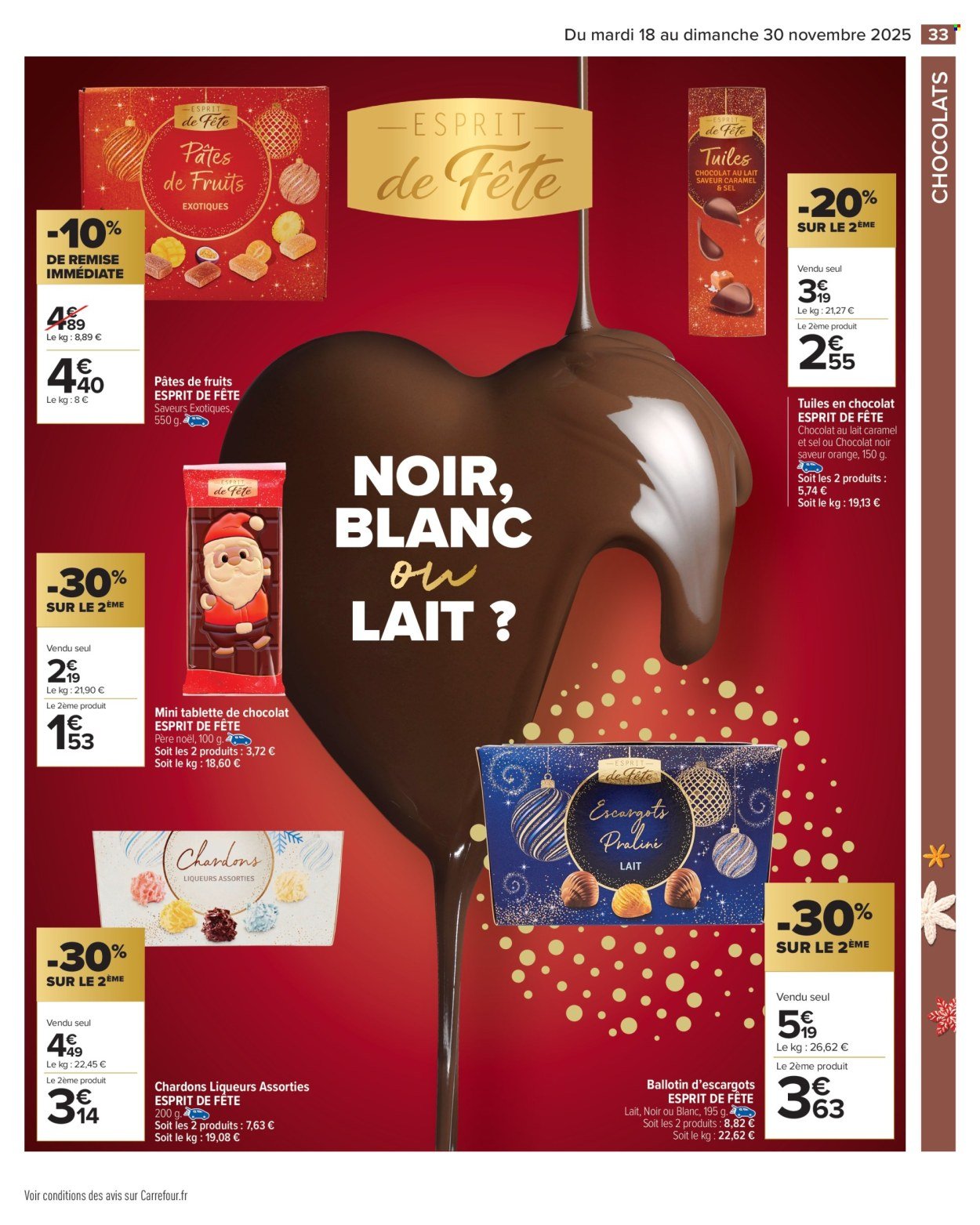 Catalogue CARREFOUR MARKET - UN NOËL POUR TOUS LES GOÛTS -50% SUR LE 2ÈME