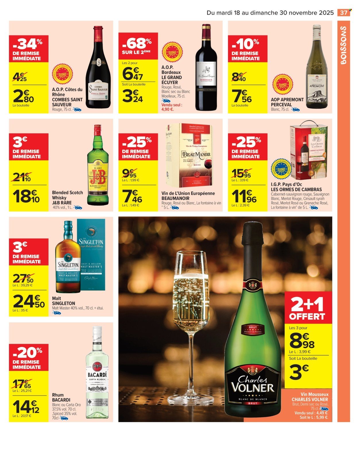 Catalogue CARREFOUR MARKET - UN NOËL POUR TOUS LES GOÛTS -50% SUR LE 2ÈME