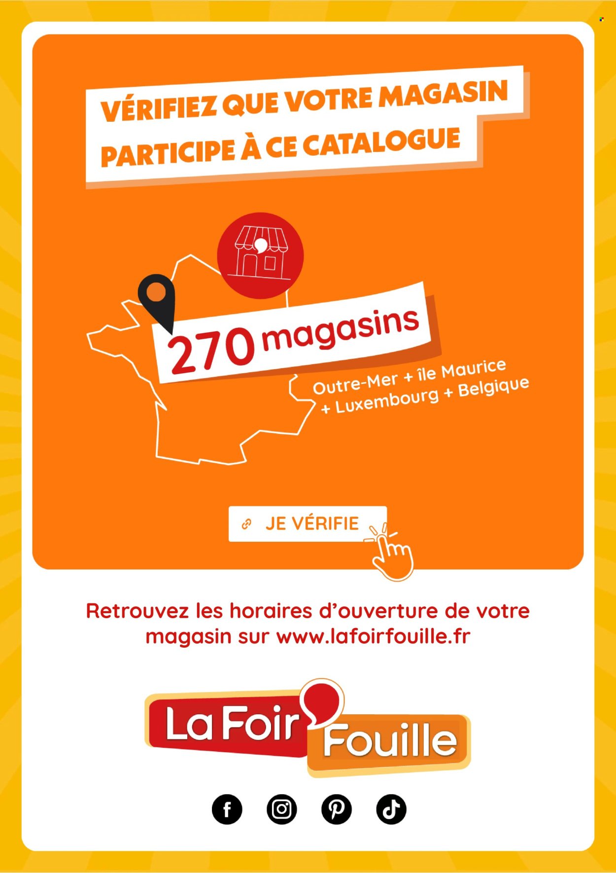 Catalogue LA FOIR'FOUILLE - Du lundi 31 août 2026