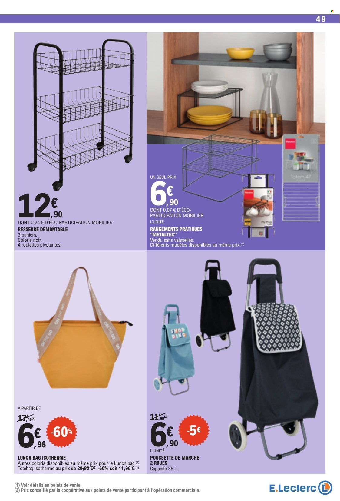 Catalogue E.LECLERC - DEPENSER MOINS