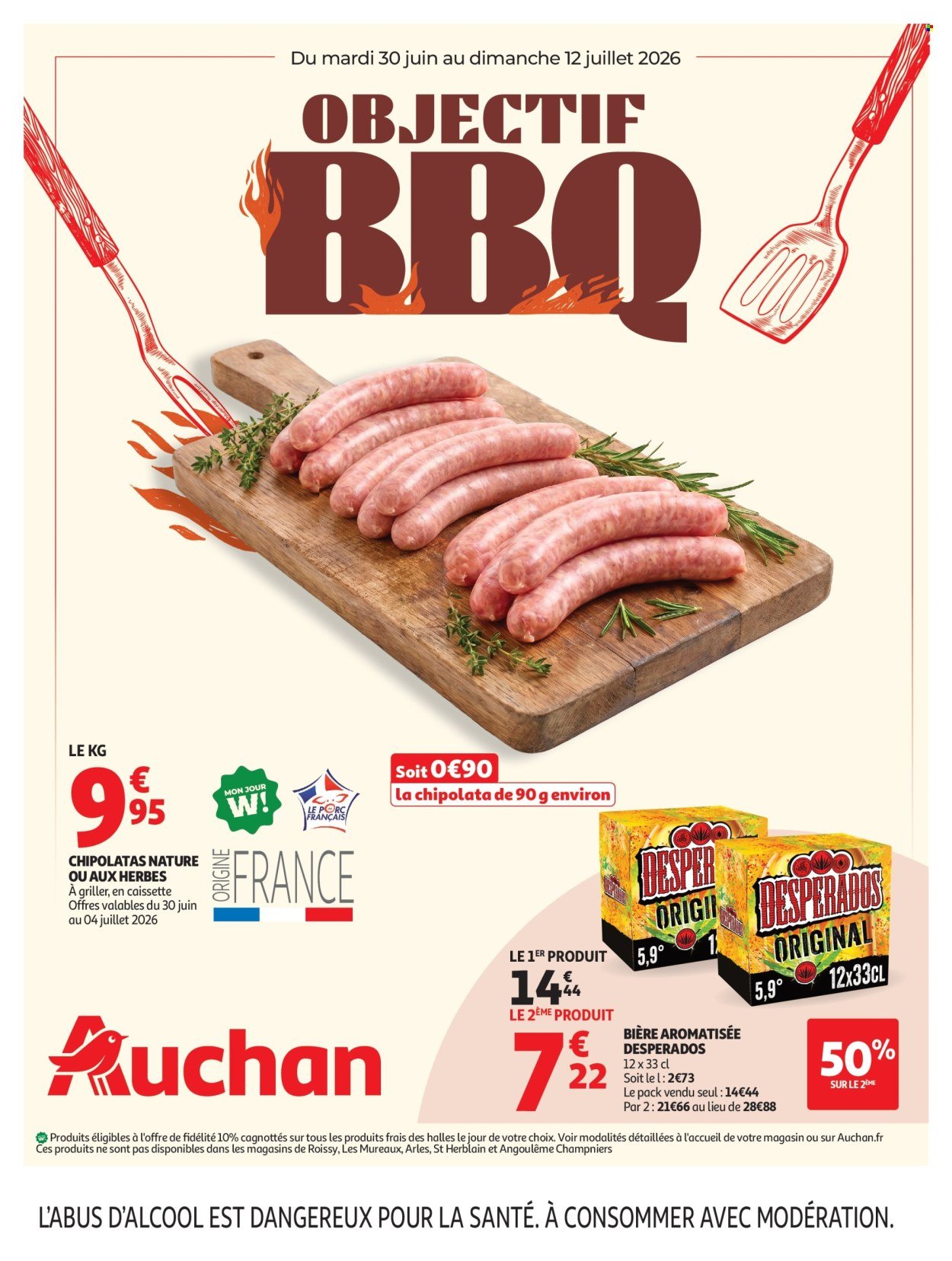 Catalogue AUCHAN - Barbecue, promos hypers