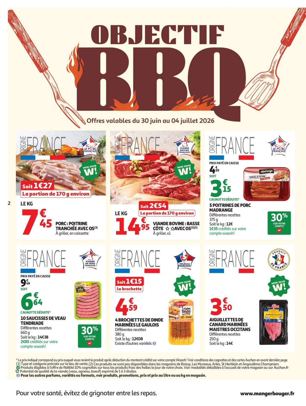 Catalogue AUCHAN - Barbecue, promos hypers