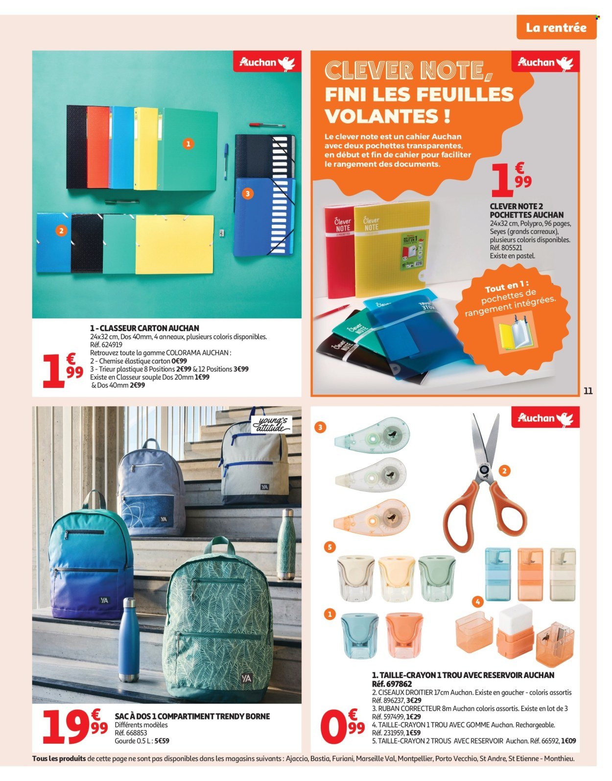 Catalogue AUCHAN - Rentrée des classes : c'est bon de rentrer moins cher (2025-08-19 - 2025-09-07)