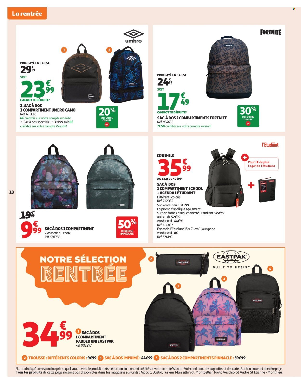 Catalogue AUCHAN - Rentrée des classes : c'est bon de rentrer moins cher (2025-08-19 - 2025-09-07)