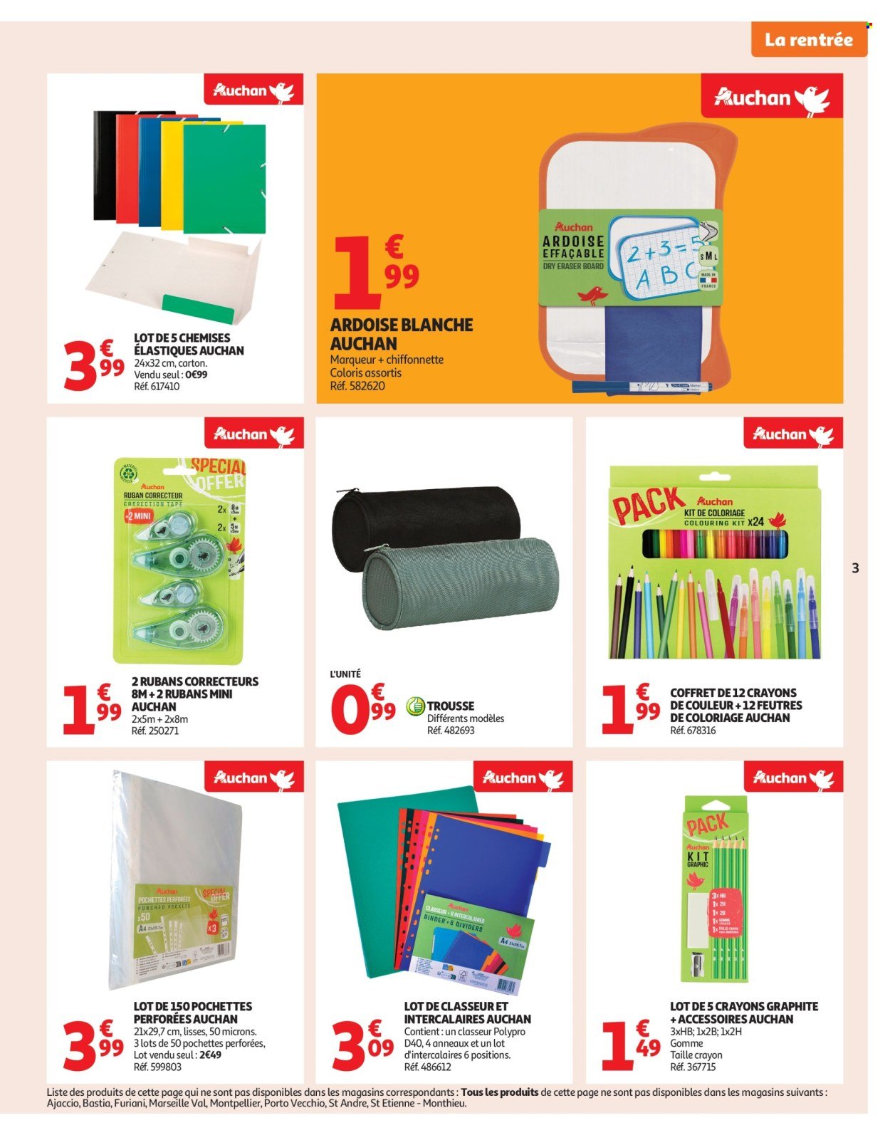 Catalogue AUCHAN - Rentrée des classes : c'est bon de rentrer moins cher (2025-08-19 - 2025-09-07)