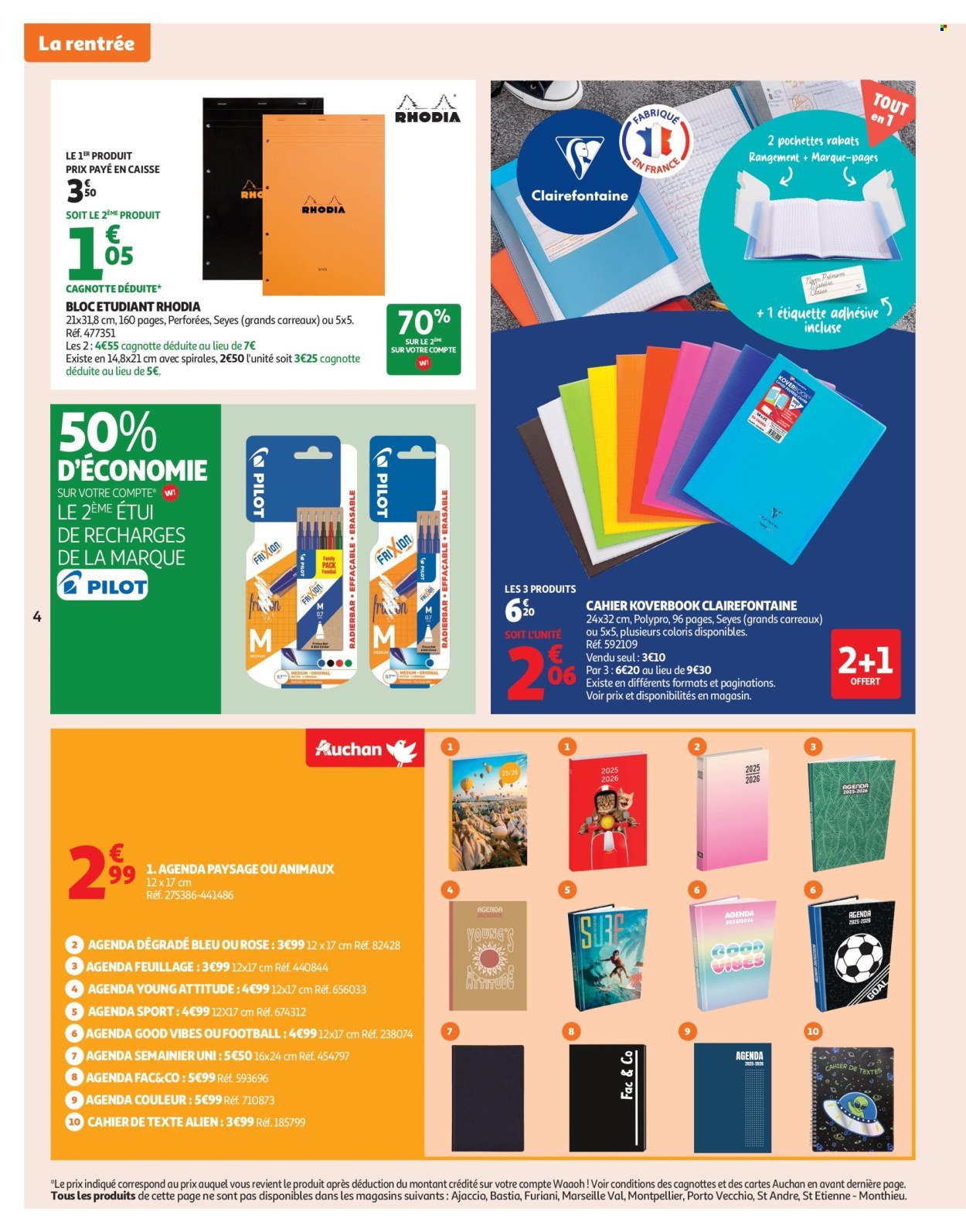 Catalogue AUCHAN - Rentrée des classes : c'est bon de rentrer moins cher (2025-08-19 - 2025-09-07)