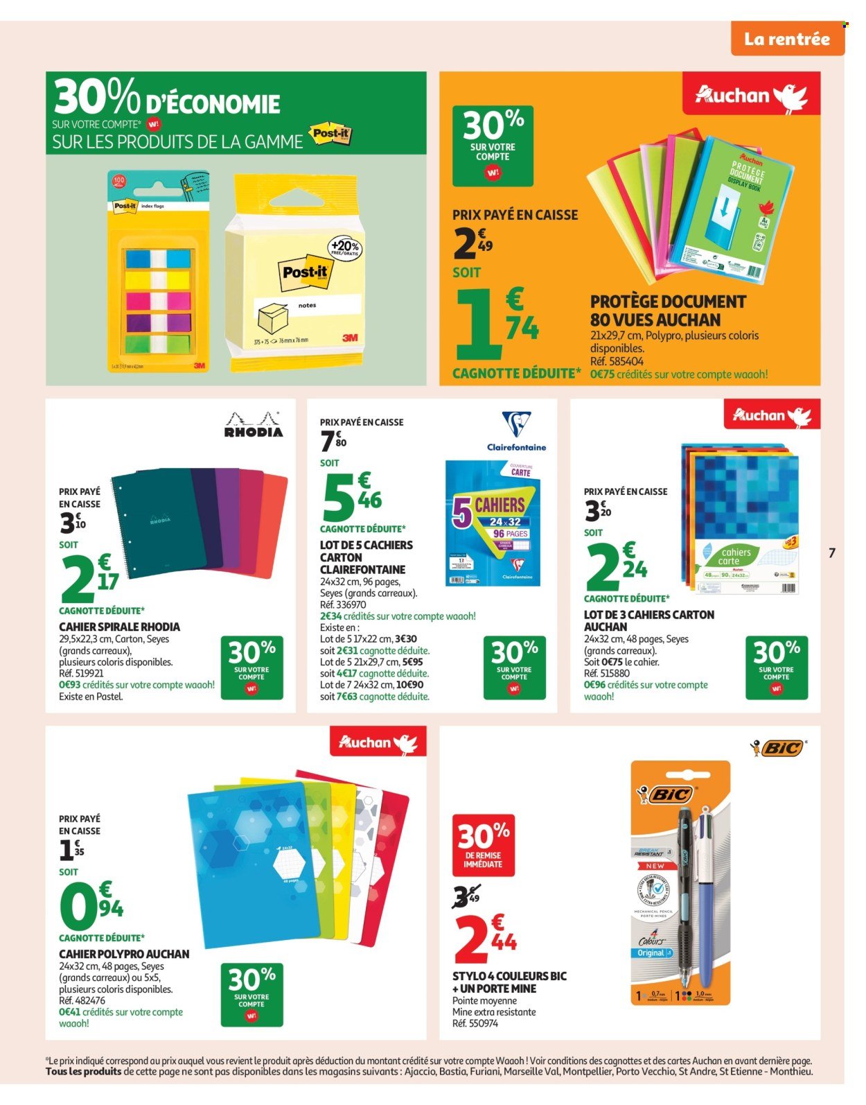 Catalogue AUCHAN - Rentrée des classes : c'est bon de rentrer moins cher (2025-08-19 - 2025-09-07)